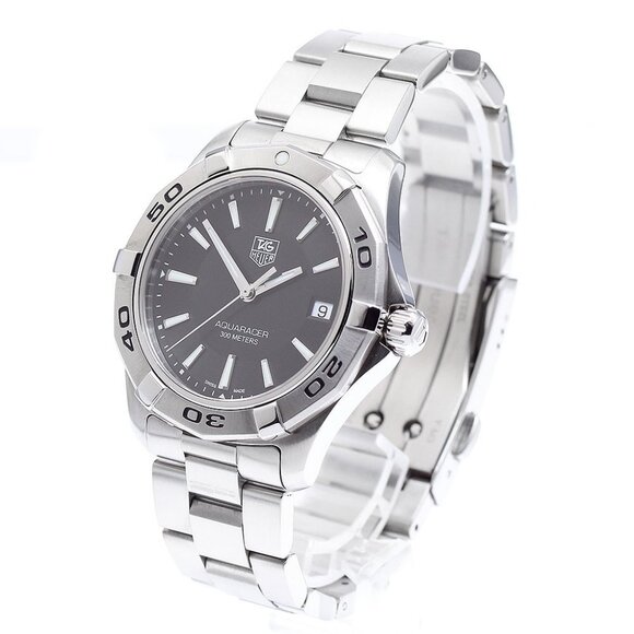 TAG HEUER Aqua racer WAP1110 Date black Dial Quartz Men's Watch_892423 - Picture 2 of 6